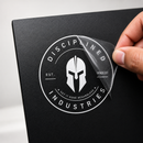 DISCIPLINED INDUSTRIES Transfer Sticker